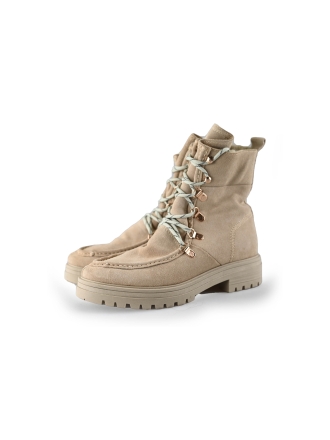 Poelman Enkellaarzen Beige 233983