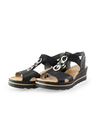 Rieker Sandalen Zwart 234328