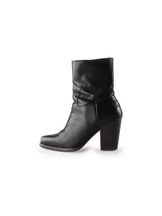 Shabbies Enkellaarzen Zwart 234538