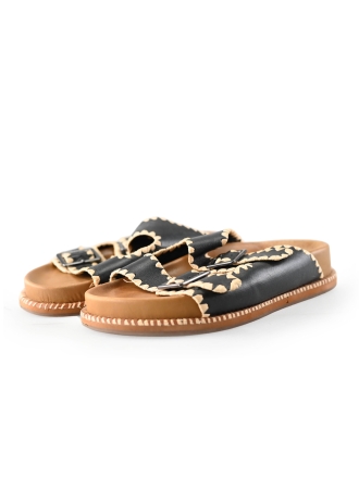 Sacha Slippers Zwart 236401