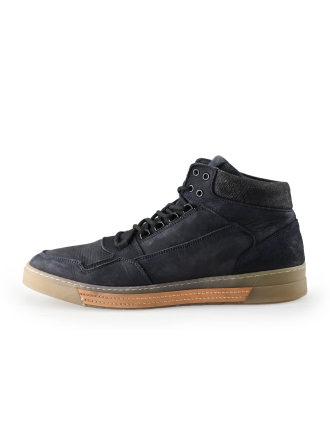 Manfield Hoge sneakers Blauw 236521