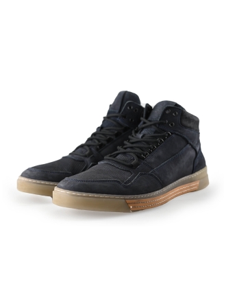 Manfield Hoge sneakers Blauw 236521