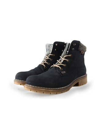 Rieker Veterboots Blauw 236939