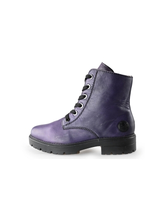 Rieker Veterboots Paars 237216