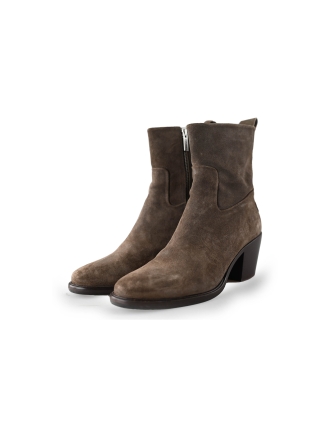 Shabbies Enkellaarzen Bruin 237275
