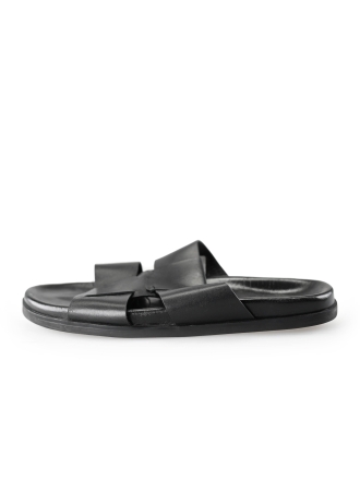 Manfield Slippers Zwart 237434