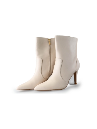 Poelman Enkellaarzen Beige 237499
