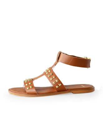 Manfield Sandalen Bruin 237784