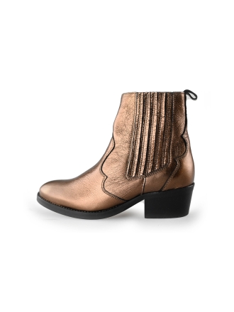 Ann Rocks Enkellaarzen Goud 237969