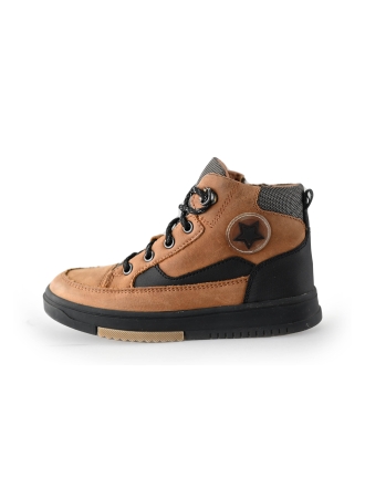 Keq Hoge sneakers Bruin 237973