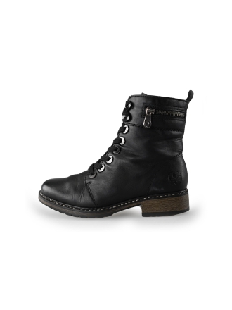 Rieker Veterboots Zwart 238117