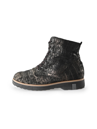 Waldlaufer Veterboots Zwart 238382