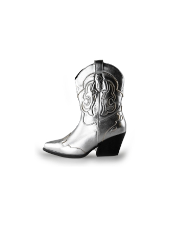 Ann Rocks Cowboy laarzen Zilver 238671