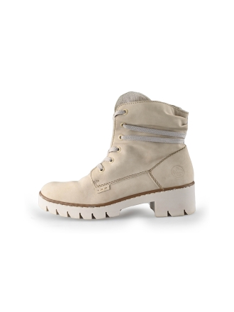 Rieker Veterboots Beige 239086