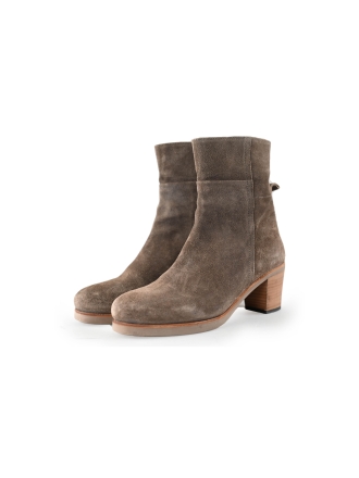 Shabbies Enkellaarzen Bruin 240406