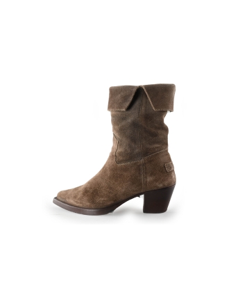 Shabbies Enkellaarzen Bruin 240411