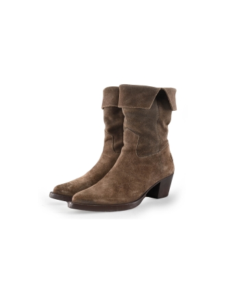 Shabbies Enkellaarzen Bruin 240411