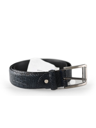 Genuine Leather Riem Blauw 240851
