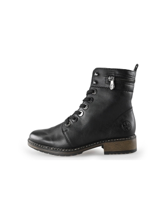 Rieker Veterboots Zwart 240868