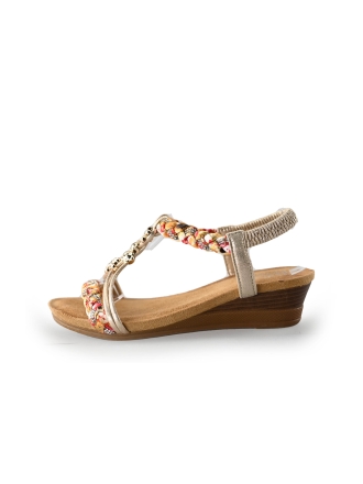Double Heart Sandalen Goud 241858