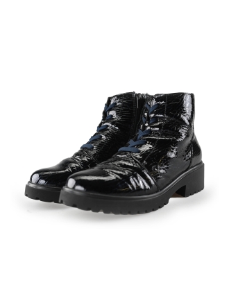 Waldlaufer Veterboots Zwart 242131