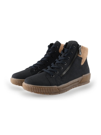 Rieker Veterboots Zwart 242206
