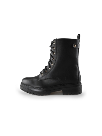 Poelman Veterboots Zwart 242348