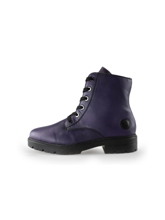 Rieker Veterboots Paars 242438