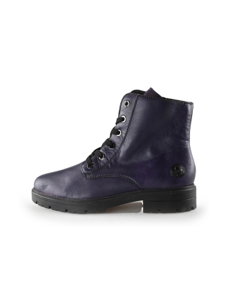Rieker Veterboots Paars 242644