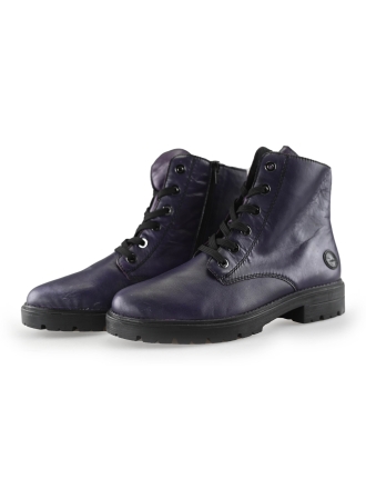Rieker Veterboots Paars 242644