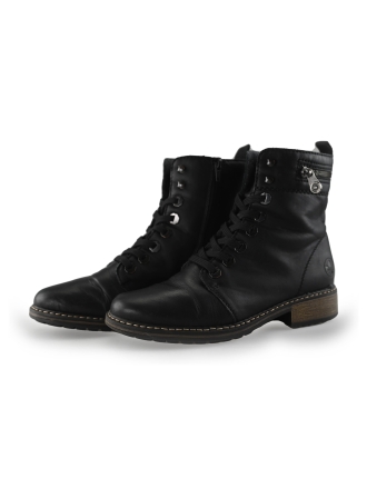 Rieker Veterboots Zwart 242826