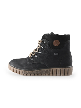 Rieker Veterboots Zwart 243086