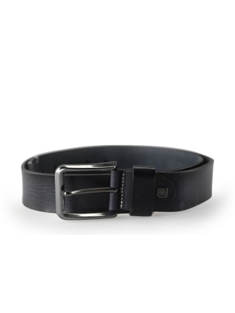 Genuine Leather Riem Zwart 243376