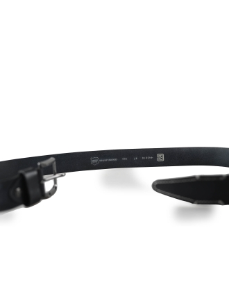 Genuine Leather Riem Zwart 243376