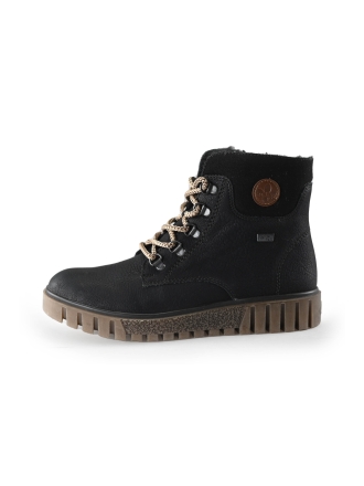 Rieker Veterboots Zwart 244765