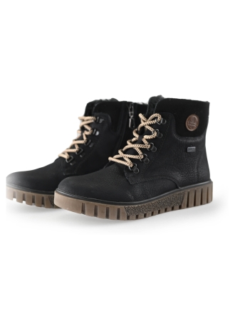 Rieker Veterboots Zwart 244765