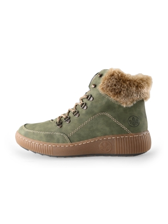 Rieker Veterboots Groen 244770