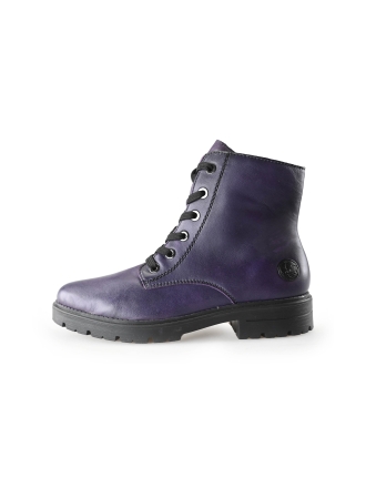 Rieker Veterboots Paars 244938