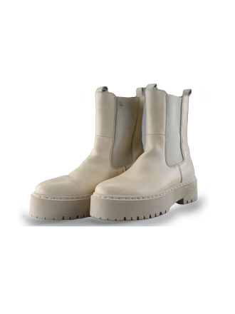 Nelson Chelsea boots Beige 245554