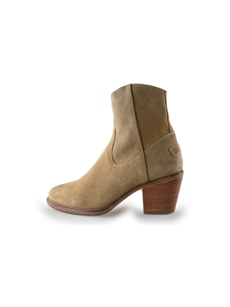 Shabbies Enkellaarzen Bruin 245623