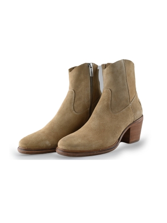Shabbies Enkellaarzen Bruin 245623