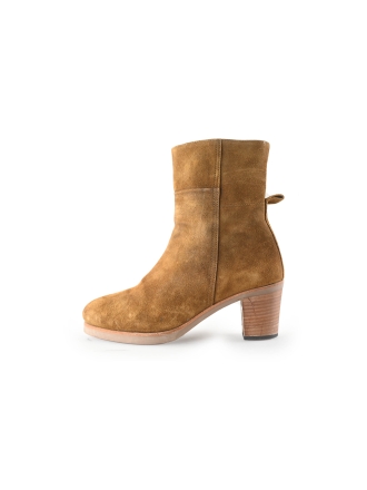 Shabbies Enkellaarzen Bruin 246034