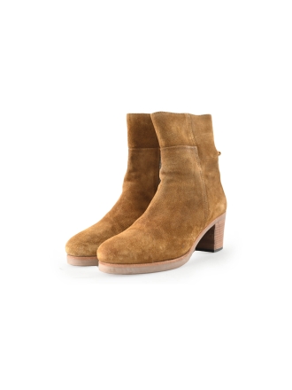Shabbies Enkellaarzen Bruin 246034
