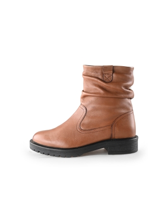 Poelman Enkellaarzen Cognac 246778