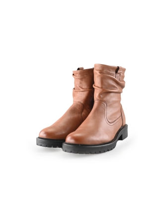 Poelman Enkellaarzen Cognac 246778