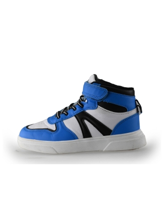 Nelson Hoge sneakers Blauw 246847