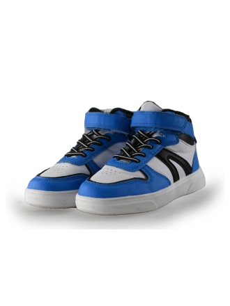 Nelson Hoge sneakers Blauw 246847