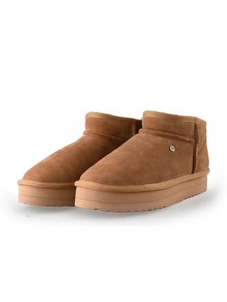 Warmbat Enkellaarzen Beige 247030