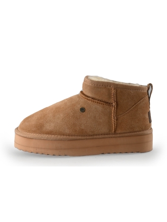 Warmbat Enkellaarzen Beige 247088