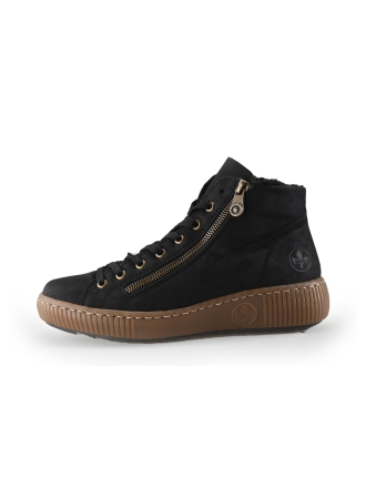 Rieker Veterboots Zwart 247312
